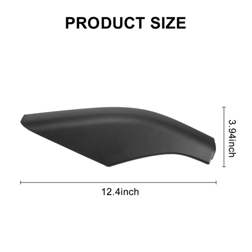 4PCS Black ABS Rack Rail End Cover Shell Protector Fit for 1