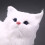 Realistic Cute Simulation Stuffed Plush White Persian Cats Toys 9