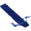 50 PCS blue velvet pencil case holder single bag 11