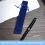 50 PCS blue velvet pencil case holder single bag 9