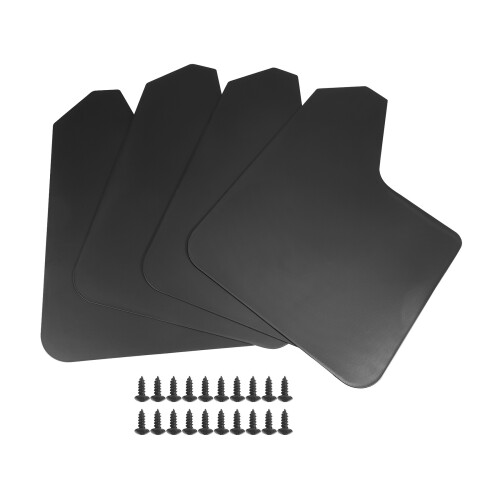 4Pcs Mud Flaps for Car Pickup Van Truck Mudflaps Mudguards with Screw