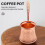 Turkish Copper Coffee Maker for Cezve Cafeteria Metal Handle 9