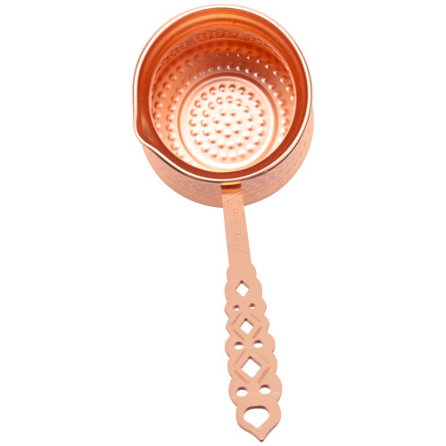 Turkish Copper Coffee Maker for Cezve Cafeteria Metal Handle 2