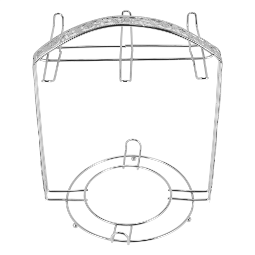 Silver Plating Coffee Cup Hob Dish Rack Metal Stand Holder