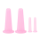Silicone Cupping Vacuum Face Suction Artifact Pink 2