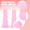 Silicone Cupping Vacuum Face Suction Artifact Pink 7