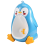 Baby Boy Toilet Training Penguin Stand Vertical Urinal Blue 2
