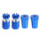 RC Transmitter Stick Ends Controller Thumb Rocker M3 Thread ,Blue 3