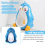 Baby Boy Toilet Training Penguin Stand Vertical Urinal Blue 5