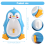 Baby Boy Toilet Training Penguin Stand Vertical Urinal Blue 9