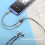 Knitted 3.5mm Audio Splitter TRS 3-Pole Cable -white 5
