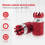 RC Transmitter Stick Ends Controller Thumb Rocker M3 Thread ,Red 6