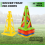 Soccer Training Cones Windproof Marker Agility 5