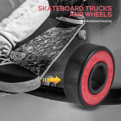 8 Pcs Ceramic Bearings High Speed Wear Resistant for Skateboard Wheel 2