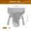 Plastic Chip Scoop French Fries Shovel Loader Double Handle 10