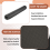 120X60cm Exercise Mat for Treadmill Bike Protect Floor Shock Pad 8