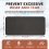 120X60cm Exercise Mat for Treadmill Bike Protect Floor Shock Pad 5