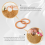 4PCS Wooden Round Shaped Handles Replacement for Handmade Bag 5