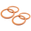 4PCS Wooden Round Shaped Handles Replacement for Handmade Bag 8