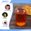 4 Pack Glass Juice Cup Beer Shake Dessert Mug, 400ML 7