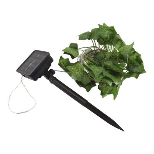 Solar Maple Leaf Lights Waterproof for Garden Decoration-2M 20LED 2