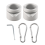 2 Pcs Flag Pole Rings Clips Mounting 1 Inch 11