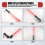 2Pack 21Inch Led Light Traffic Wands for Parking Guides 9