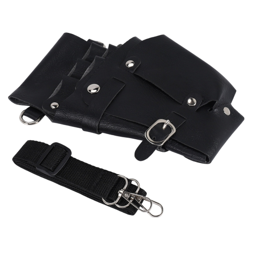 Leather Hairdressing Case Tools Scissor Bag Adjustable Waist Belt 2