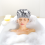 Shower Heat Insulation Aluminum Foil Hat Elastic Bathing Cap-Silver 6