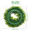 2 Pack Artificial Boxwood Wreath Leaves Decoration, 10 Inches 7