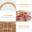 Country Style Wicker Picnic Basket Hamper with Lid 9
