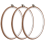 3 Pieces 10 inch 26cm Embroidery Ring No Slip Hoops 5