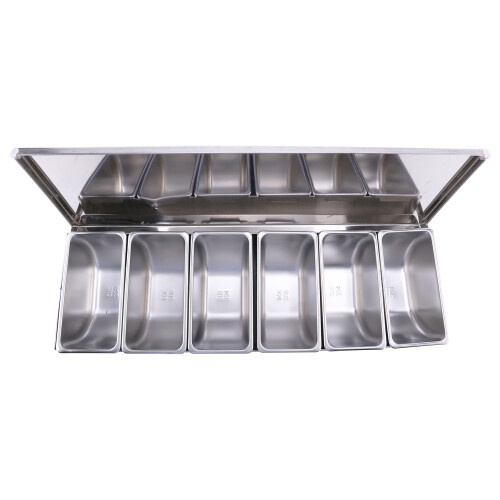 Stainless Steel Seasoning Box Restaurant Chef 2