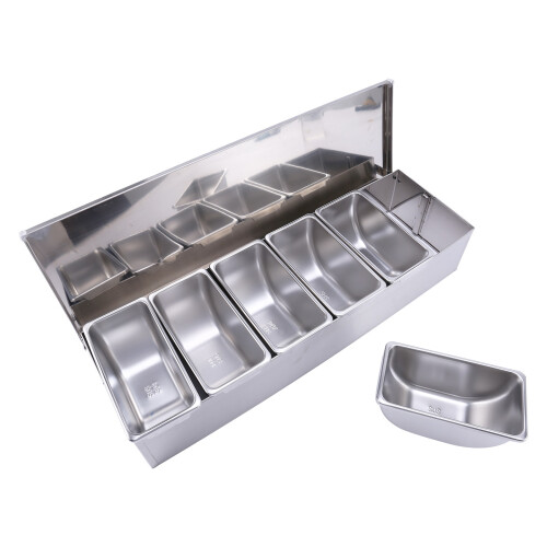 Stainless Steel Seasoning Box Restaurant Chef 1