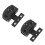 1 Pair Glass Door Hinge Display Cabinet Wine 1