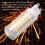 10W G9 100 LED Corn Light Bulbs Ceramic,No Flicker,2PCS Natural White 6