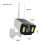 Solar Motion Sensor Light,Dummy Camera Waterproof Fake Camera,COB 3