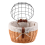Cat Dog Bicycle Front Handlebar Basket Pets Handwoven Bike 4