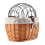 Cat Dog Bicycle Front Handlebar Basket Pets Handwoven Bike 3