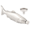 1 Set Fish-Shape 5Oz Bottle Mini Pocket Flask Drinkware for Outdoor 3