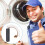 4Pcs Washing Machine Carbon Brushes for 6