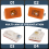 Marker Light Amber Indicator Lamp 4 LED for Trucks FM/ 10