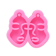 Girl Face Earring Mold Silicone DIY Mould Decoration Keychain