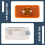 Marker Light Amber Indicator Lamp 4 LED for Trucks FM/ 6