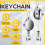 2Pcs Retractable Pull Key Ring ID Badge Lanyard Name Tag Card Clip 5
