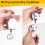2Pcs Retractable Pull Key Ring ID Badge Lanyard Name Tag Card Clip 10