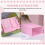 6-Piece Candy Color Shoe Box, Transparent Plastic Storage Pink 7