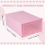 6-Piece Candy Color Shoe Box, Transparent Plastic Storage Pink 8