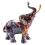 Painting Graffiti Elephant Sculpture Resin Animal Statue Decor C 4