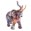 Painting Graffiti Elephant Sculpture Resin Animal Statue Decor C 2